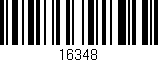 Código de barras (EAN, GTIN, SKU, ISBN): '16348'