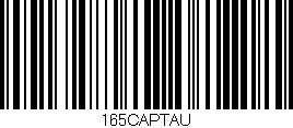 Código de barras (EAN, GTIN, SKU, ISBN): '165CAPTAU'