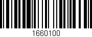 Código de barras (EAN, GTIN, SKU, ISBN): '1660100'