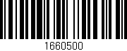 Código de barras (EAN, GTIN, SKU, ISBN): '1660500'