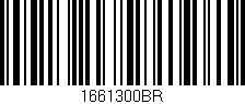 Código de barras (EAN, GTIN, SKU, ISBN): '1661300BR'
