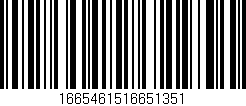 Código de barras (EAN, GTIN, SKU, ISBN): '1665461516651351'
