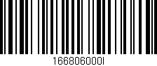 Código de barras (EAN, GTIN, SKU, ISBN): '166806000I'