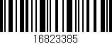 Código de barras (EAN, GTIN, SKU, ISBN): '16823385'