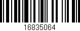 Código de barras (EAN, GTIN, SKU, ISBN): '16835064'