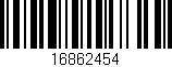 Código de barras (EAN, GTIN, SKU, ISBN): '16862454'