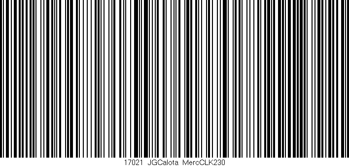 Código de barras (EAN, GTIN, SKU, ISBN): '17021_JGCalota_MercCLK230'