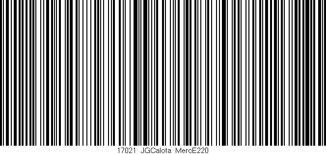Código de barras (EAN, GTIN, SKU, ISBN): '17021_JGCalota_MercE220'