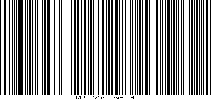Código de barras (EAN, GTIN, SKU, ISBN): '17021_JGCalota_MercGL350'