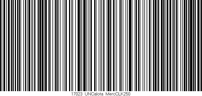 Código de barras (EAN, GTIN, SKU, ISBN): '17023_UNCalota_MercCLK250'