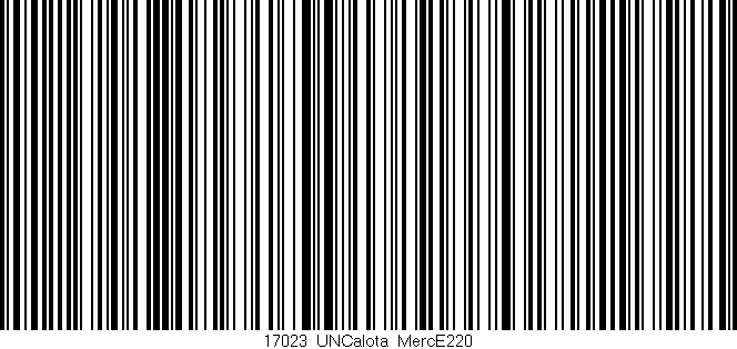 Código de barras (EAN, GTIN, SKU, ISBN): '17023_UNCalota_MercE220'