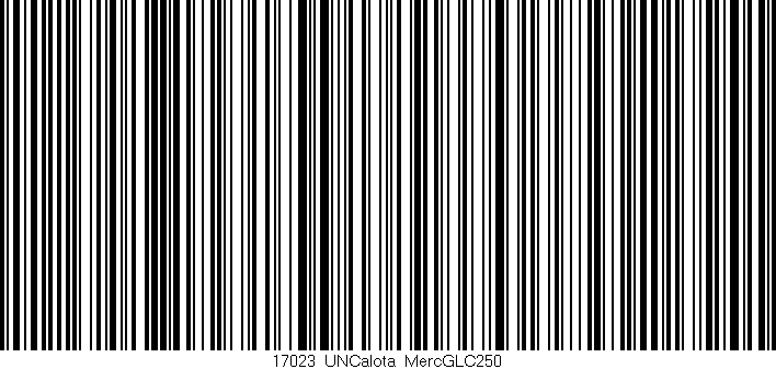 Código de barras (EAN, GTIN, SKU, ISBN): '17023_UNCalota_MercGLC250'