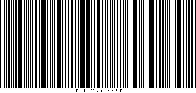 Código de barras (EAN, GTIN, SKU, ISBN): '17023_UNCalota_MercS320'