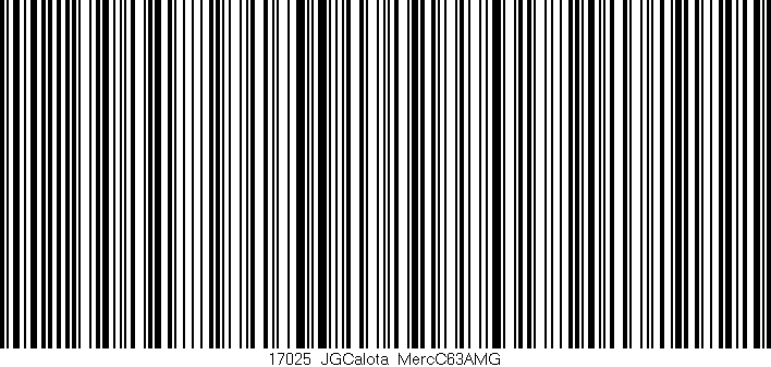 Código de barras (EAN, GTIN, SKU, ISBN): '17025_JGCalota_MercC63AMG'