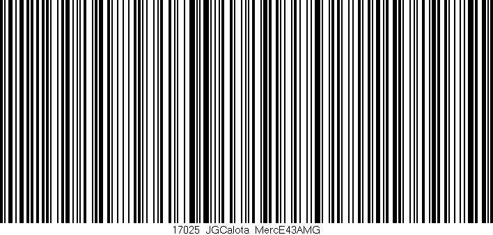Código de barras (EAN, GTIN, SKU, ISBN): '17025_JGCalota_MercE43AMG'