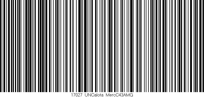 Código de barras (EAN, GTIN, SKU, ISBN): '17027_UNCalota_MercC43AMG'