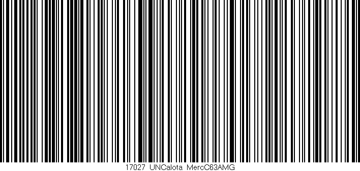 Código de barras (EAN, GTIN, SKU, ISBN): '17027_UNCalota_MercC63AMG'