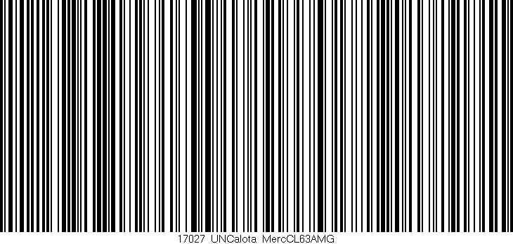 Código de barras (EAN, GTIN, SKU, ISBN): '17027_UNCalota_MercCL63AMG'
