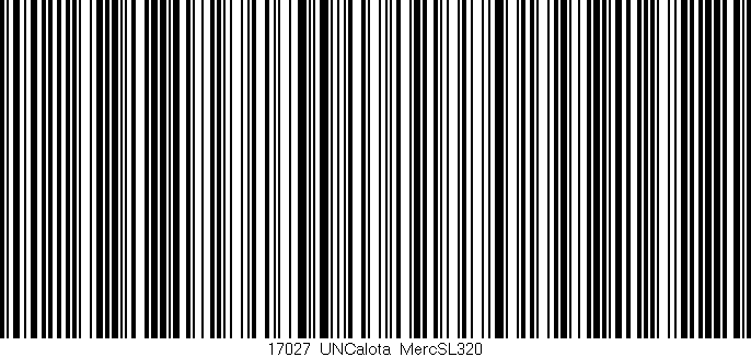 Código de barras (EAN, GTIN, SKU, ISBN): '17027_UNCalota_MercSL320'