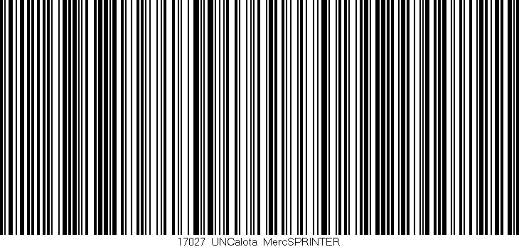 Código de barras (EAN, GTIN, SKU, ISBN): '17027_UNCalota_MercSPRINTER'
