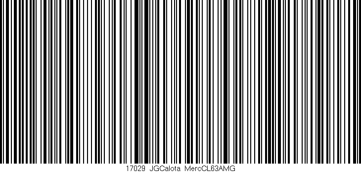 Código de barras (EAN, GTIN, SKU, ISBN): '17029_JGCalota_MercCL63AMG'