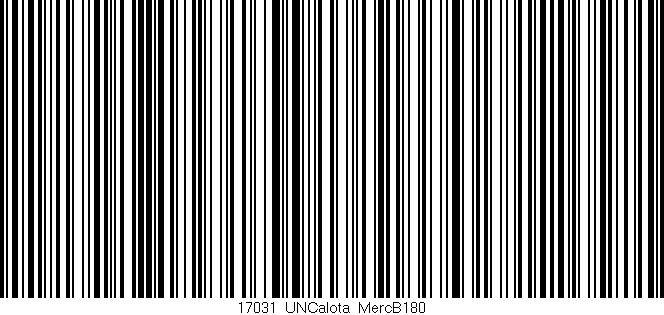 Código de barras (EAN, GTIN, SKU, ISBN): '17031_UNCalota_MercB180'
