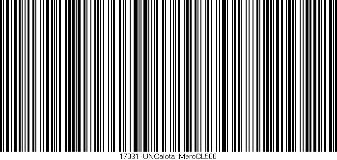 Código de barras (EAN, GTIN, SKU, ISBN): '17031_UNCalota_MercCL500'