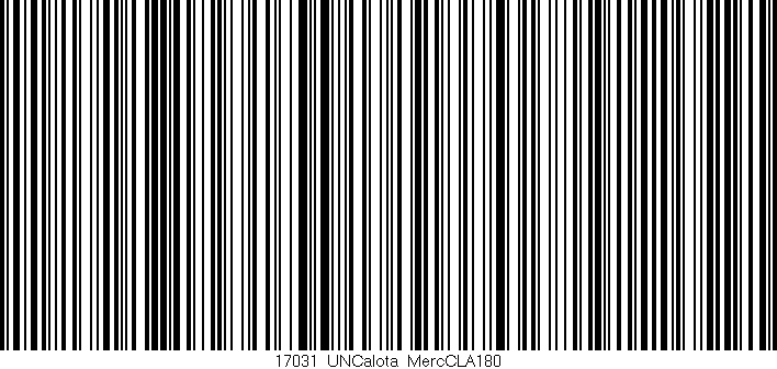 Código de barras (EAN, GTIN, SKU, ISBN): '17031_UNCalota_MercCLA180'