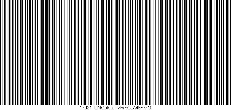 Código de barras (EAN, GTIN, SKU, ISBN): '17031_UNCalota_MercCLA45AMG'