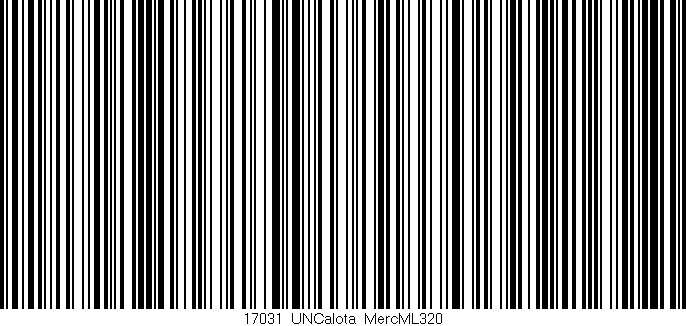 Código de barras (EAN, GTIN, SKU, ISBN): '17031_UNCalota_MercML320'