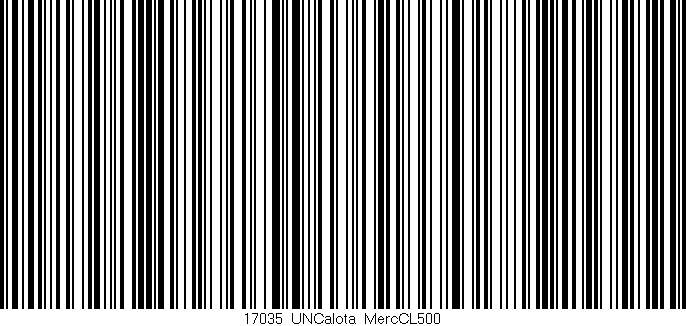Código de barras (EAN, GTIN, SKU, ISBN): '17035_UNCalota_MercCL500'