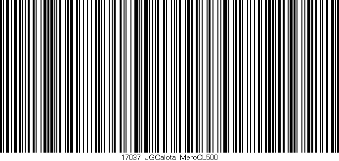 Código de barras (EAN, GTIN, SKU, ISBN): '17037_JGCalota_MercCL500'