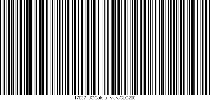 Código de barras (EAN, GTIN, SKU, ISBN): '17037_JGCalota_MercCLC200'