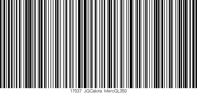 Código de barras (EAN, GTIN, SKU, ISBN): '17037_JGCalota_MercGL350'