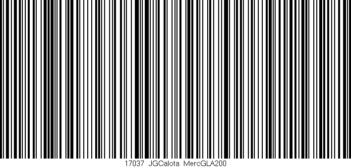Código de barras (EAN, GTIN, SKU, ISBN): '17037_JGCalota_MercGLA200'