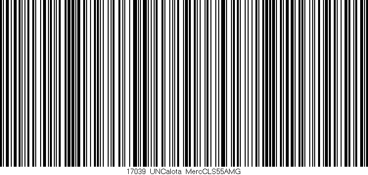 Código de barras (EAN, GTIN, SKU, ISBN): '17039_UNCalota_MercCLS55AMG'