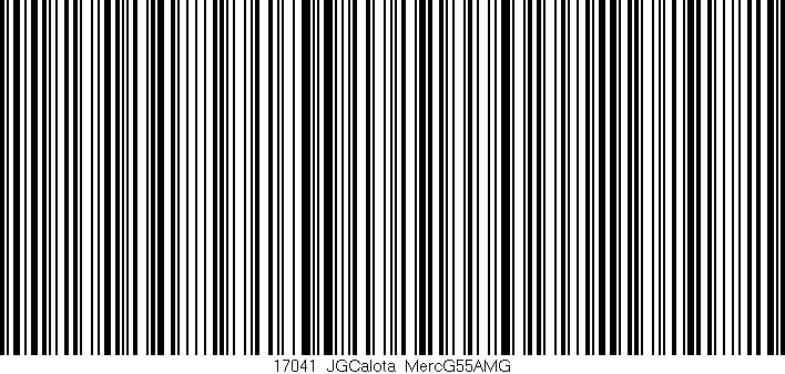 Código de barras (EAN, GTIN, SKU, ISBN): '17041_JGCalota_MercG55AMG'