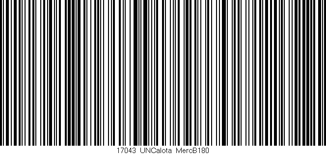 Código de barras (EAN, GTIN, SKU, ISBN): '17043_UNCalota_MercB180'