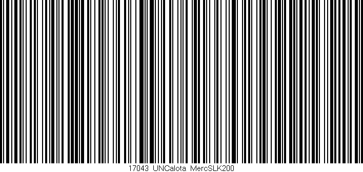 Código de barras (EAN, GTIN, SKU, ISBN): '17043_UNCalota_MercSLK200'