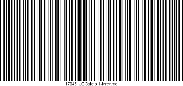 Código de barras (EAN, GTIN, SKU, ISBN): '17045_JGCalota_MercAmg'