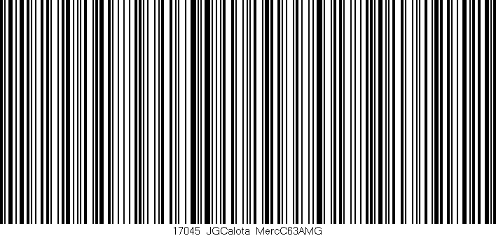 Código de barras (EAN, GTIN, SKU, ISBN): '17045_JGCalota_MercC63AMG'