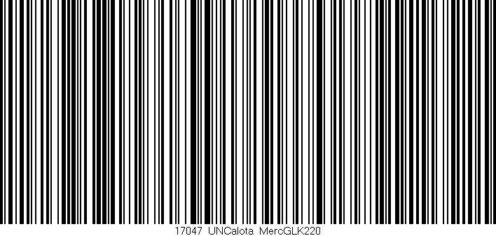 Código de barras (EAN, GTIN, SKU, ISBN): '17047_UNCalota_MercGLK220'