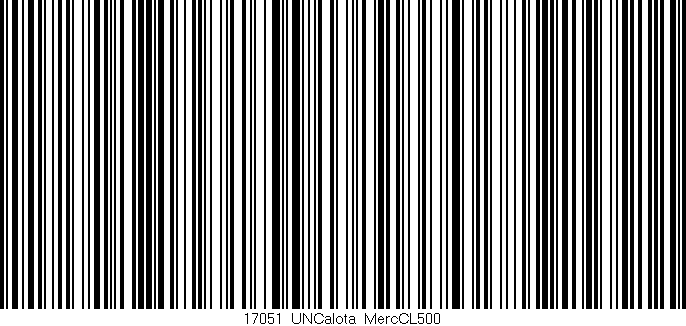 Código de barras (EAN, GTIN, SKU, ISBN): '17051_UNCalota_MercCL500'