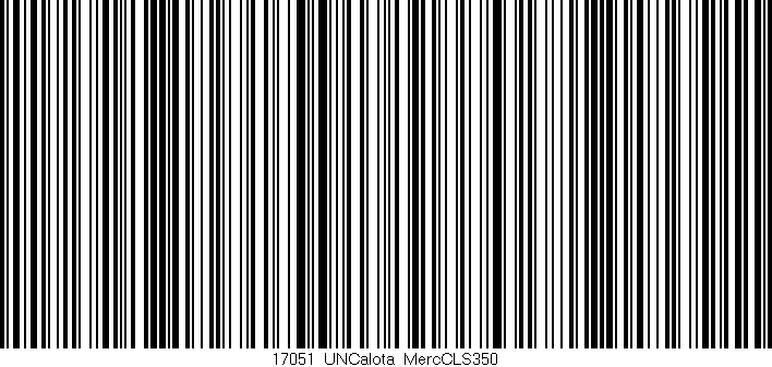 Código de barras (EAN, GTIN, SKU, ISBN): '17051_UNCalota_MercCLS350'