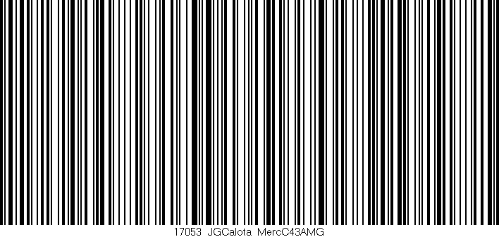 Código de barras (EAN, GTIN, SKU, ISBN): '17053_JGCalota_MercC43AMG'