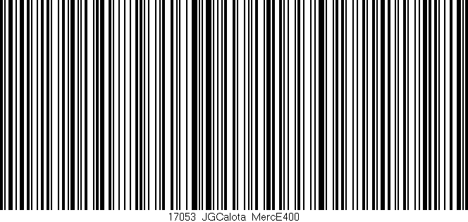 Código de barras (EAN, GTIN, SKU, ISBN): '17053_JGCalota_MercE400'