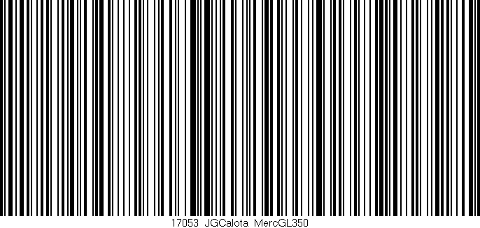 Código de barras (EAN, GTIN, SKU, ISBN): '17053_JGCalota_MercGL350'