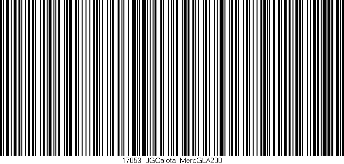 Código de barras (EAN, GTIN, SKU, ISBN): '17053_JGCalota_MercGLA200'