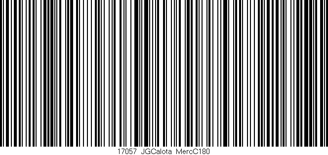 Código de barras (EAN, GTIN, SKU, ISBN): '17057_JGCalota_MercC180'