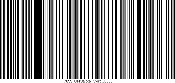 Código de barras (EAN, GTIN, SKU, ISBN): '17059_UNCalota_MercCL500'